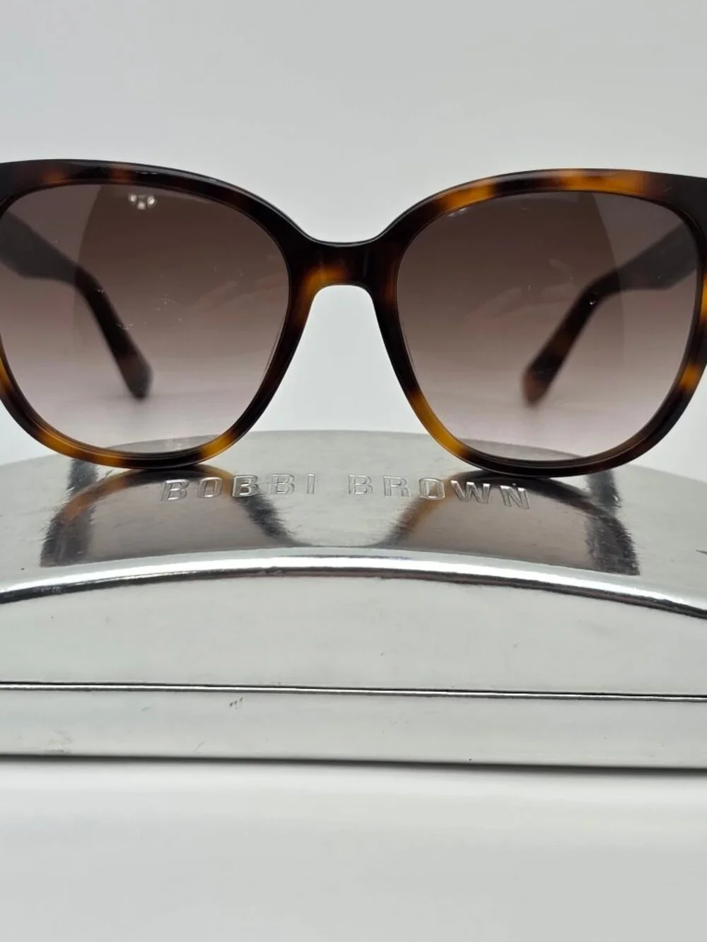 Bobbi Brown The Annabel Havana Frame Brown Gradient Lens Cat Eye Sunglasses 53mm